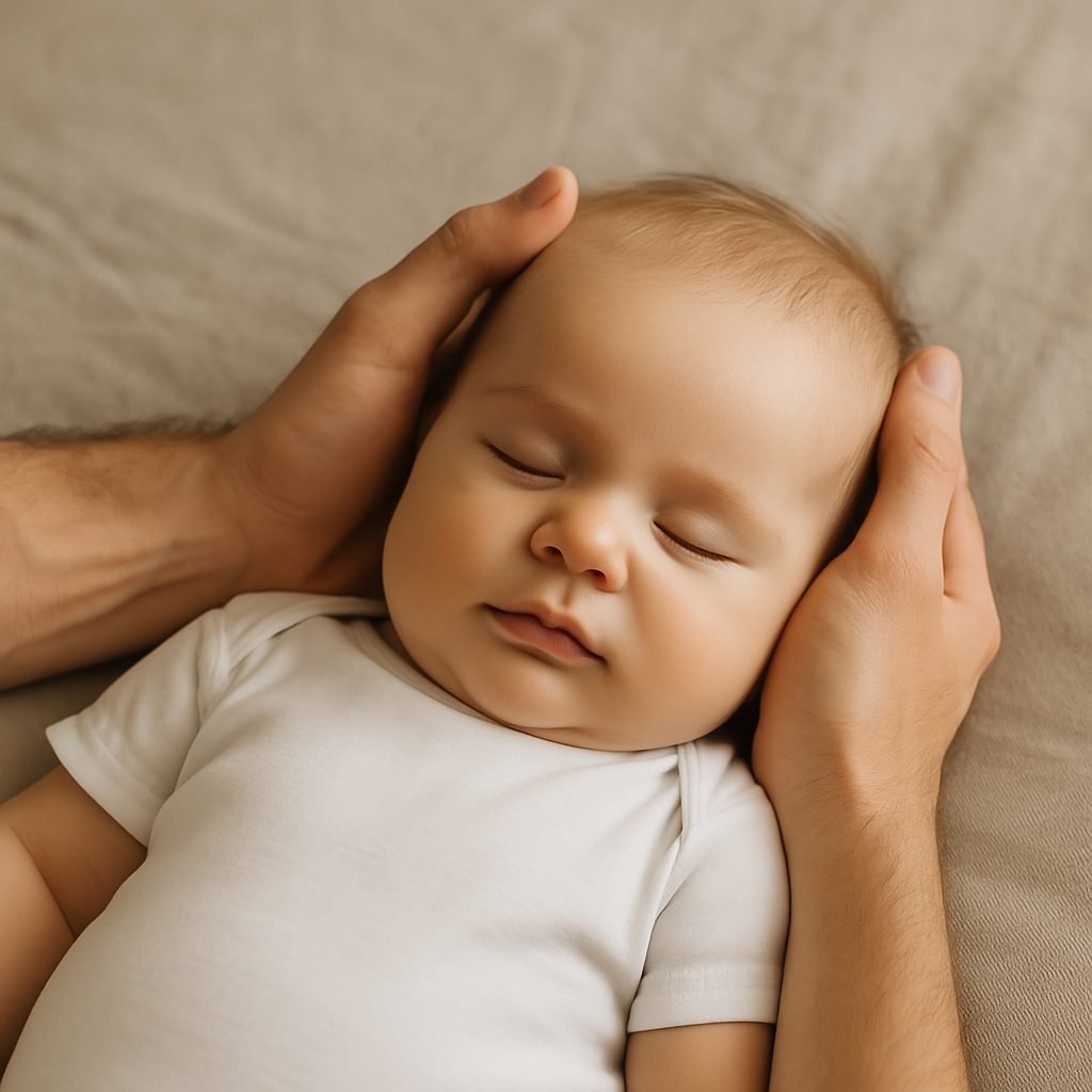Bébé chez l'osteopathe