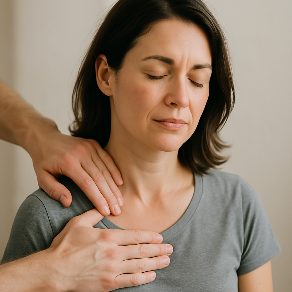 homme et femme adultes chez l'osteopathe